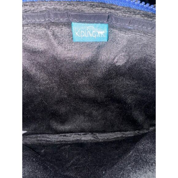 Kipling Nylon Laptop Sleeve Zipper Closure Money Keychain In Clay Teal & Purple - Picture 11 of 11